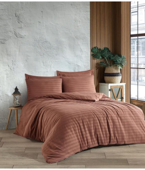 Постільна білизна Altinbasak Satin 160 х 220 см Always Cinnamon Постільна білизна Altinbasak Satin 160 х 220 см Always Cinnamon