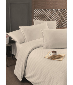 Постільна білизна Altinbasak Poplin 160 х 220 см Infinity Ivory Постільна білизна Altinbasak Poplin 160 х 220 см Infinity Ivory