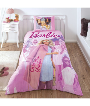 Постільна білизна TAC Disney 160×220 см Barbie Pink Power Постільна білизна TAC Disney 160×220 см Barbie Pink Power