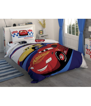 Постільна білизна TAC Disney 160×220 см Cars Race Постільна білизна TAC Disney 160×220 см Cars Race