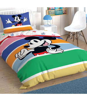 Постільна білизна TAC Disney 160×220 см Mickey Mouse Rainbow Постільна білизна TAC Disney 160×220 см Mickey Mouse Rainbow
