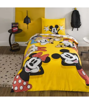 Постільна білизна TAC Disney 160×220 см Miskey & Friends Постільна білизна TAC Disney 160×220 см Miskey & Friends
