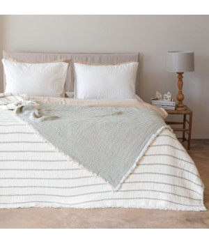 Муслінове покривало Moss Exclusive Muslin 170 х 230 см. Bej Муслінове покривало Moss Exclusive Muslin 170 х 230 см. Bej