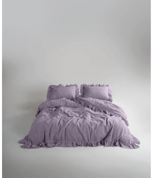 Постільна білизна Limasso Stonewashed Exclusive200 х 220 см Natural Violet Постільна білизна Limasso Stonewashed Exclusive200 х 220 см Natural Violet